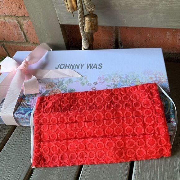 Johnny Was Embroidered Filter Pocket Face Mask box NOT included - Picture 1 of 5